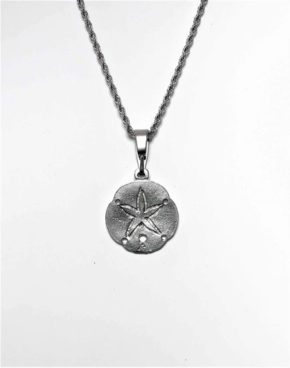Sand Dollar Pendant Necklace - Beach Jewelry