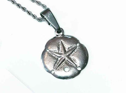 Sand Dollar Pendant Necklace - Beach Jewelry
