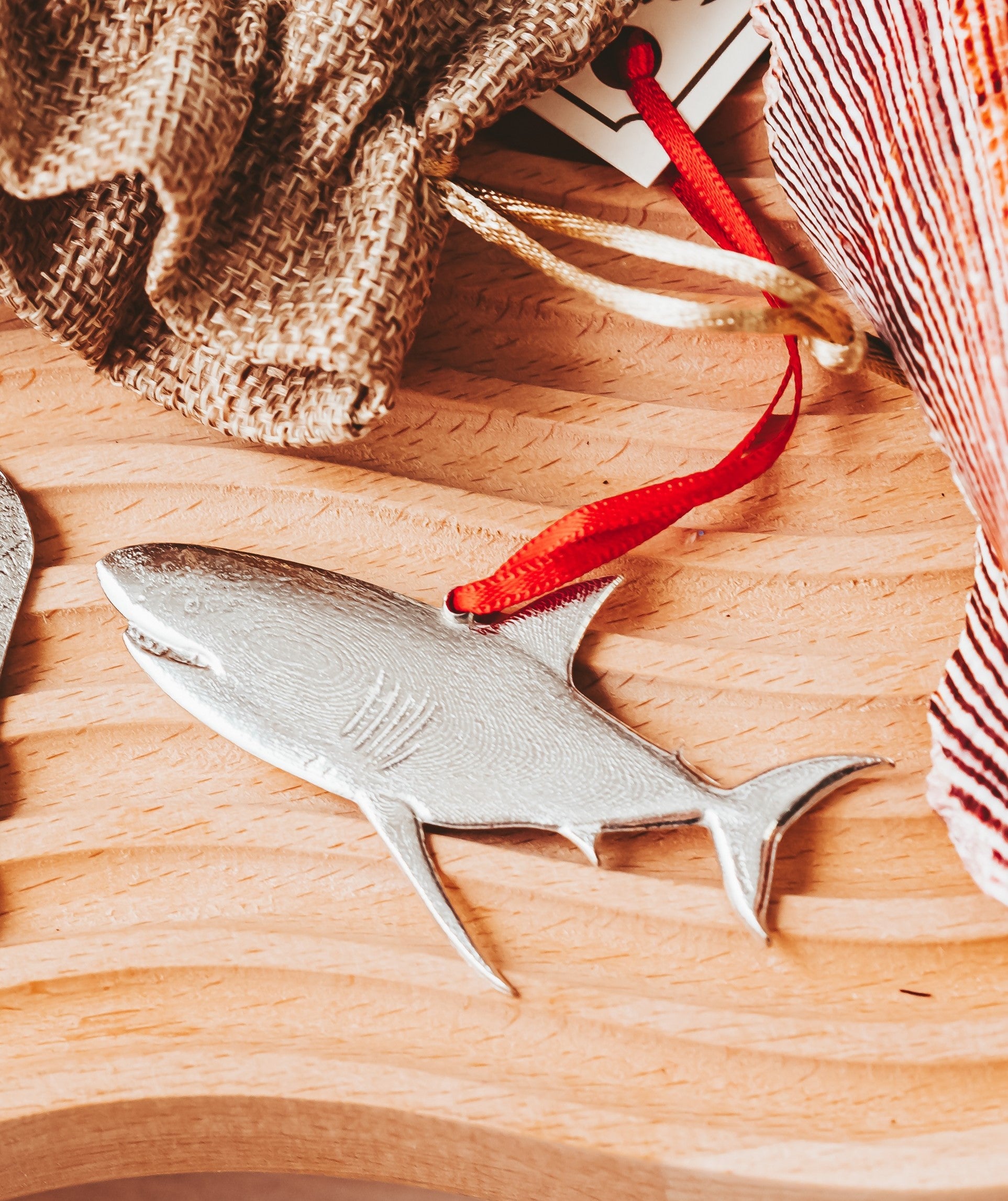Shark Christmas Ornament 