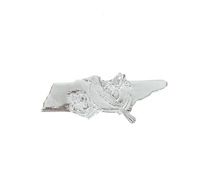 Handmade Pewter State Symbols Travel Refrigerator Magnet- USA State Collection - House of Morgan Pewter
