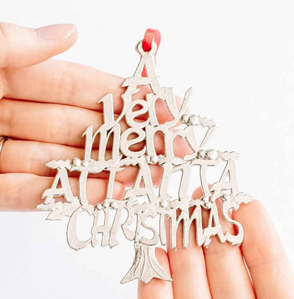 A Very Merry Atlanta Christmas Ornament - Atlanta Gift