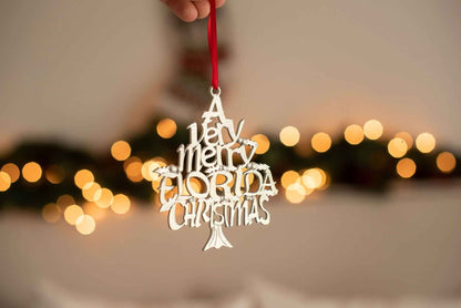 Florida Christmas Ornament - FL Home State Gift