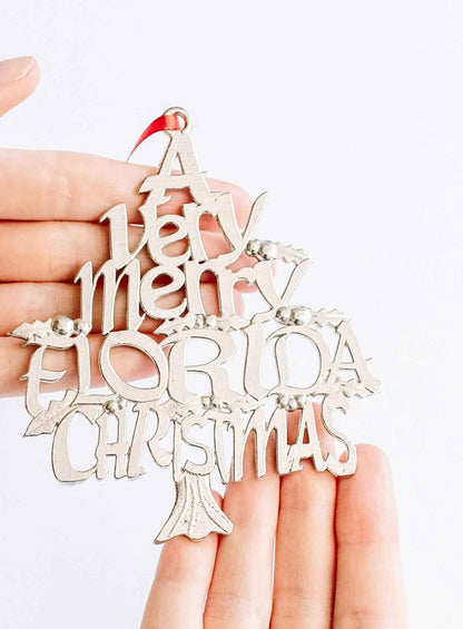 Florida Christmas Ornament - FL Home State Gift