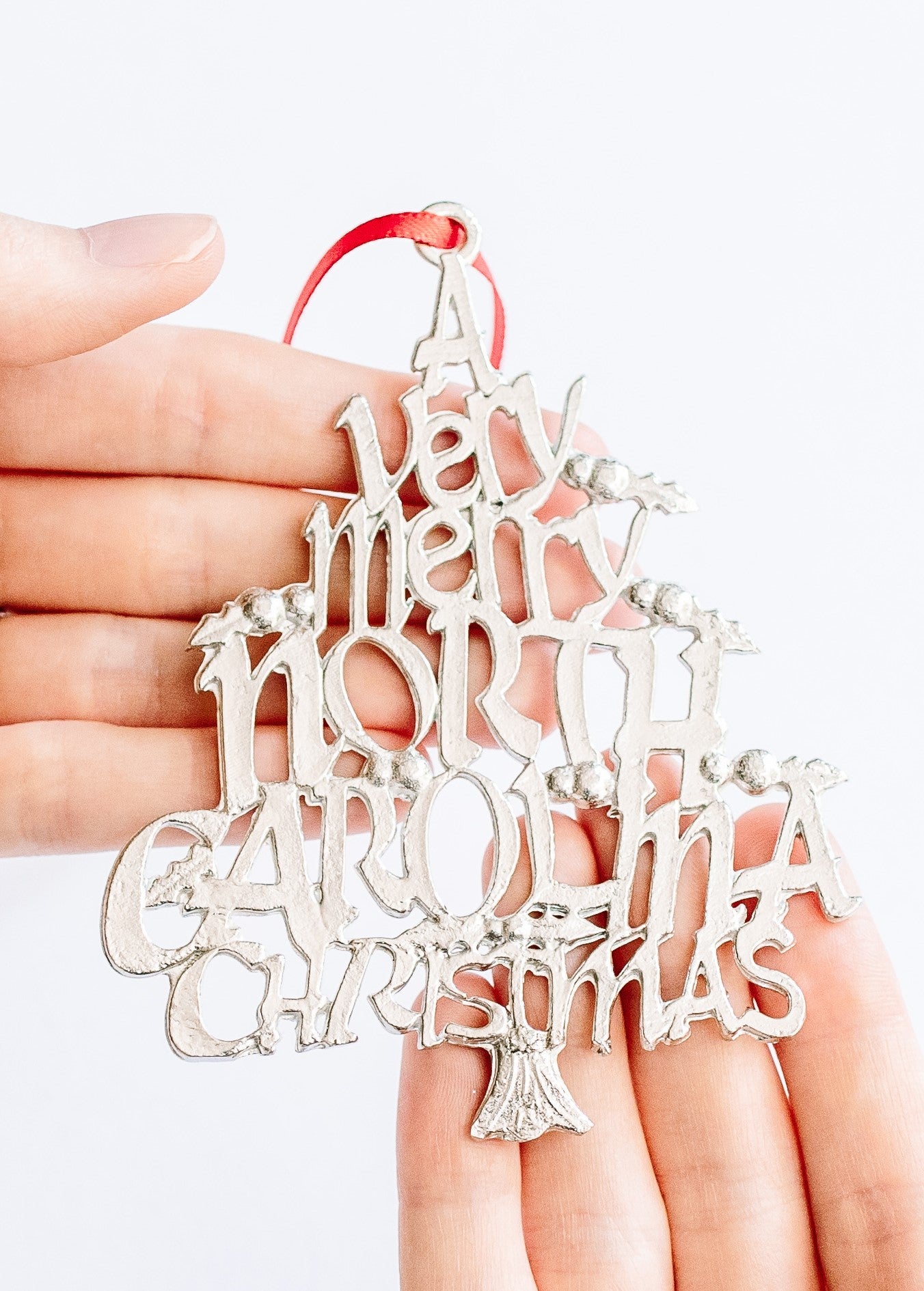 A Very Merry North Carolina Christmas Ornament - North Carolina Gifts