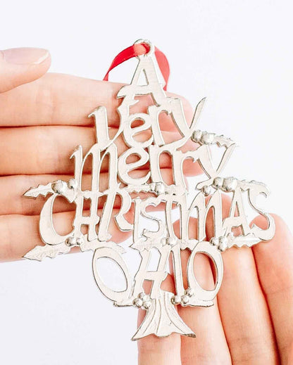 A Very MerryOhio Christmas Ornament - Ohio Gifts