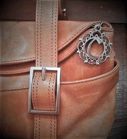 Custom Monogram Purse Charm - Initial Bag Charm
