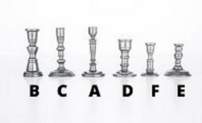 Mini Pewter Candlestick Holder - Birthday Candle Holder - Colonial Home Decoration
