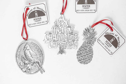 Charlotte Christmas Ornament - Individual Ornament or Gift Set - CLT Travel Souvenir Gift