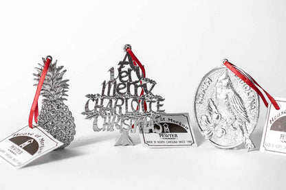 Charlotte Christmas Ornament - Individual Ornament or Gift Set - CLT Travel Souvenir Gift