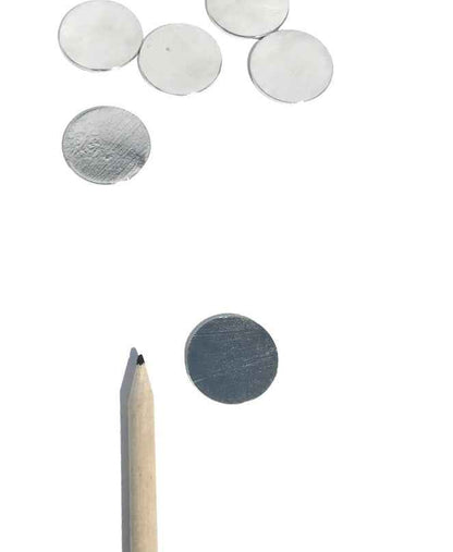 Round Pewter Blanks - 1 Inch 16 Gauge Metal Circle - Bulk Prices for Craft Supplies