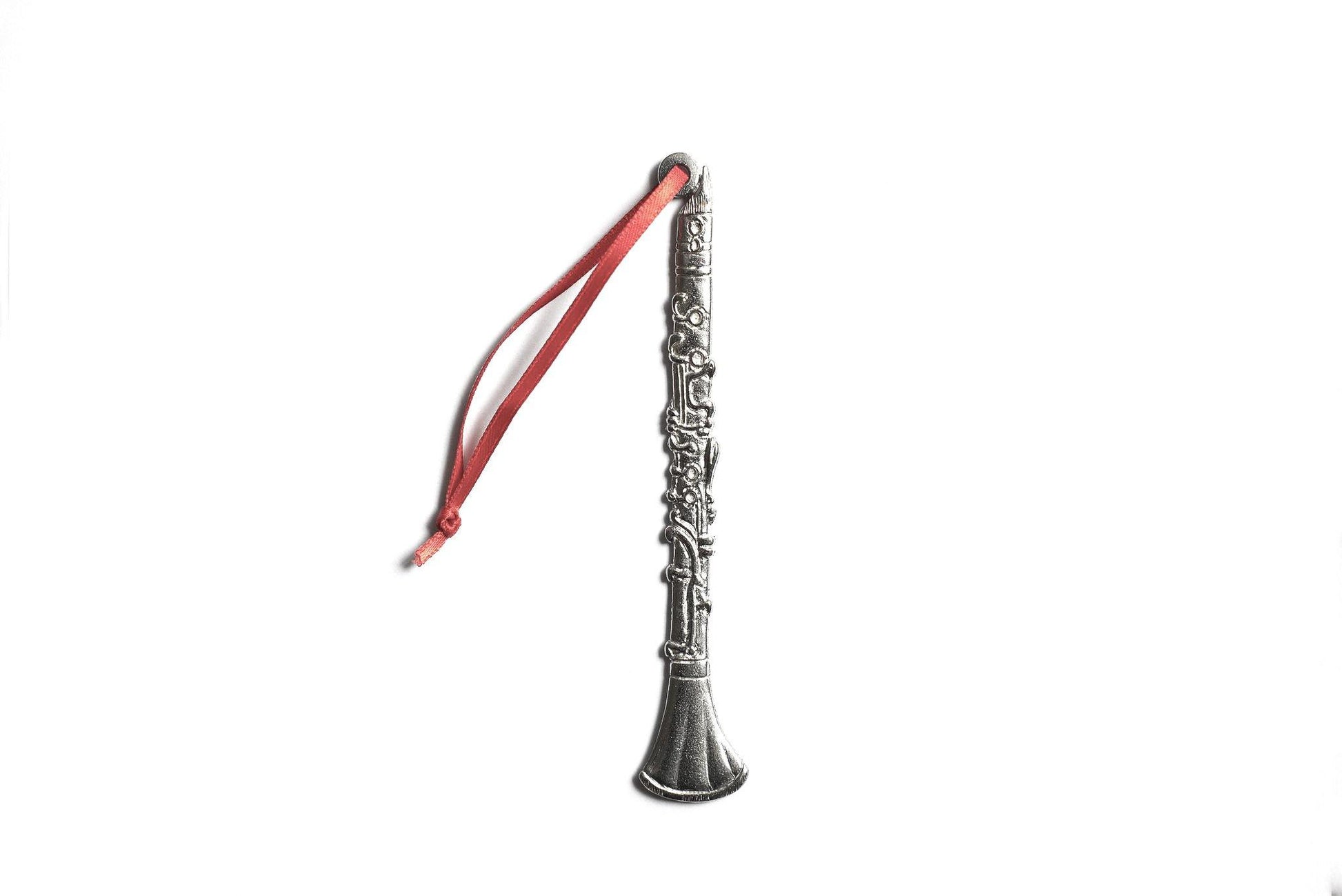 Handmade Clarinet Music Instrument Christmas Ornament Pewter - House of Morgan Pewter