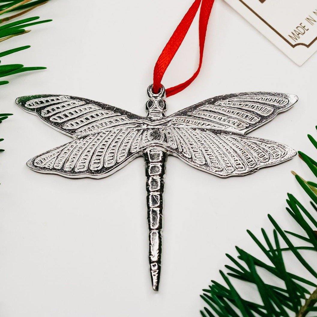 handmade dragonfly christmas ornament