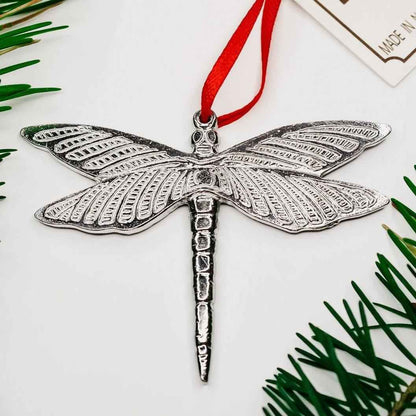 Dragonfly Christmas Ornament - Gift for Gardner