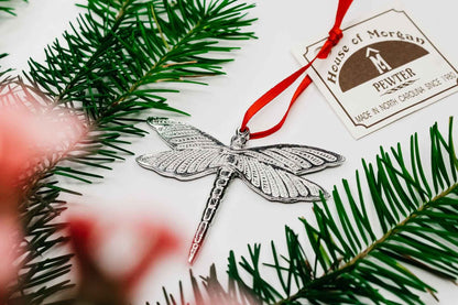 Dragonfly Christmas Ornament - Gift for Gardner