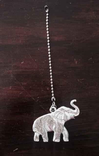 Elephant Ceiling Fan Pull - Nursey Lighting Accessory - New Baby Gift