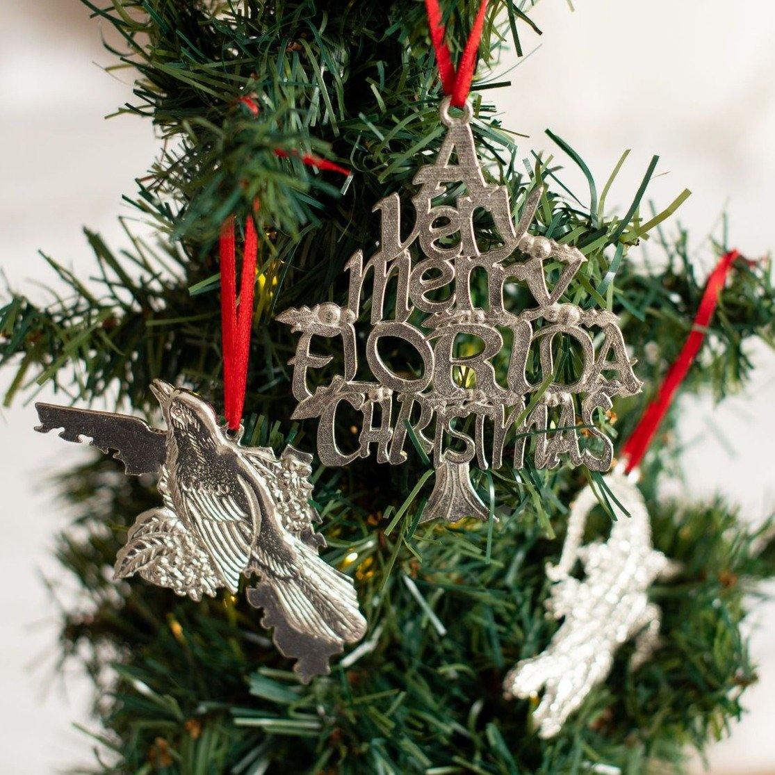 florida christmas ornament gift set