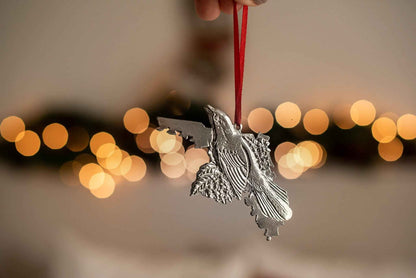 Florida Christmas Ornament - FL State Symbols and Outline