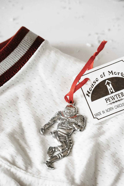 Football Player Christmas Ornament - Gift for Football Coach
