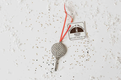 Golf Ball on Tee Christmas Ornament - Gift for Golfer