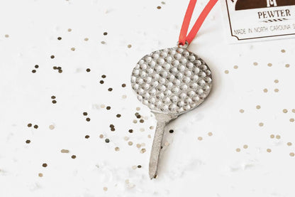 Golf Ball on Tee Christmas Ornament - Gift for Golfer