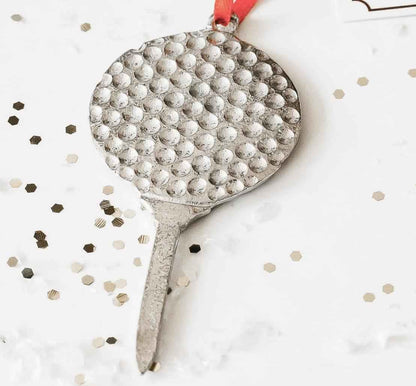 Golf Ball on Tee Christmas Ornament - Gift for Golfer