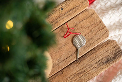 Golf Ball on Tee Christmas Ornament - Gift for Golfer