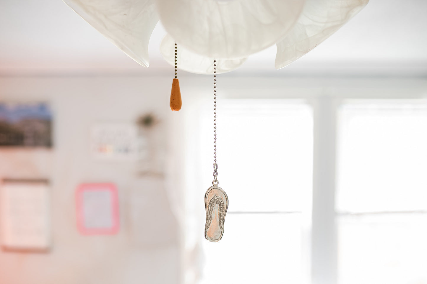 Beach Flip Flop - Ornament, Ceiling Fan Pull, Magnet, Earrings or Necklace