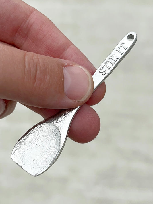 Kitchen Utensil Christmas Ornament - Flexible Spatula (Mix It) - Stirring Spoon Spatula (Stir It) - Slotted Turner (Flip It)