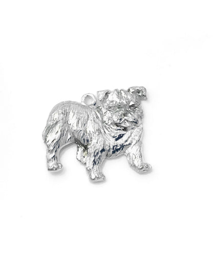 Handmade Pewter Dog Breed Charm Pendant Necklace Jewelry Womens Accessory - House of Morgan Pewter