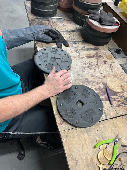 Hand Casting Pewter Ornaments