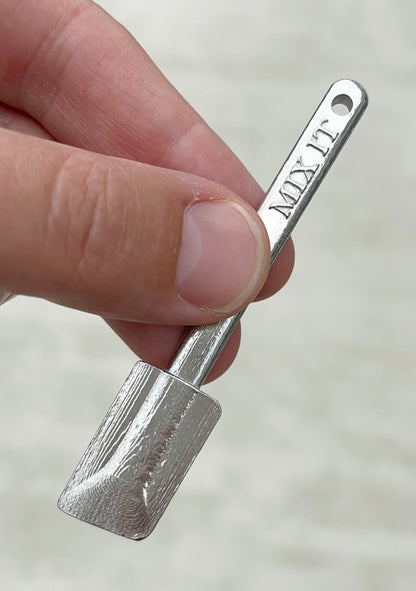 Kitchen Utensil Christmas Ornament - Flexible Spatula (Mix It) - Stirring Spoon Spatula (Stir It) - Slotted Turner (Flip It)