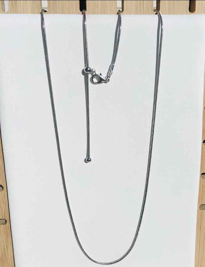 North Carolina NC Tarheel State Hand Stamped Pewter Pendant Charm Necklace