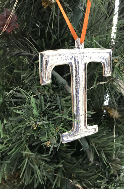 Handmade Tennessee TN State Christmas Ornament Pewter - House of Morgan Pewter