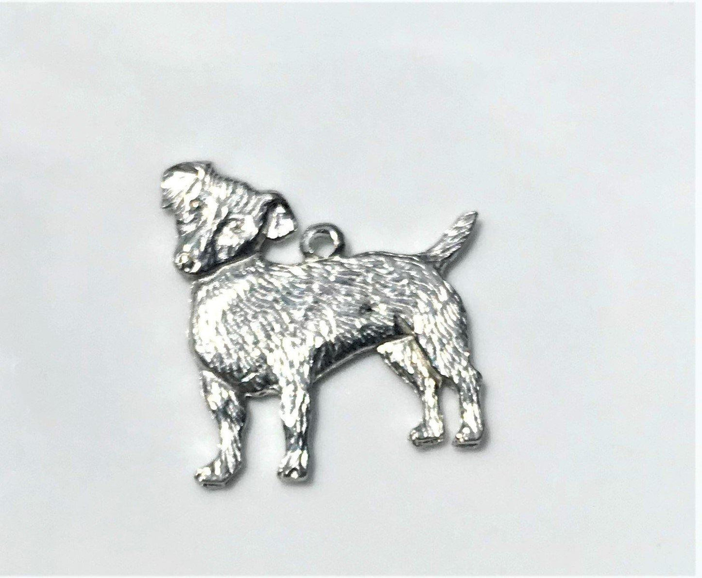 Handmade Pewter Dog Breed Charm Adjustable Necklace - Pet Memorial Jewelry for Daughter -Several Breeds Available - House of Morgan Pewter