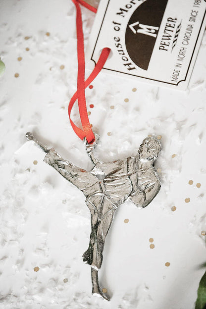 Handmade Sports Christmas Ornament, Athlete Gift - House of Morgan Pewter