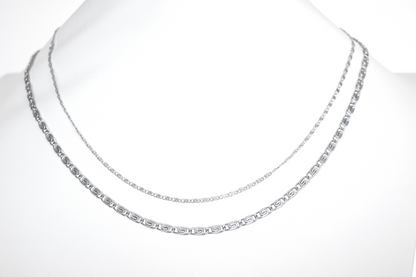 stainless steel link necklaces
