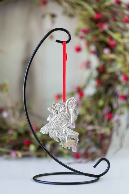 Louisiana Christmas Ornament - LA State Outline and Symbols
