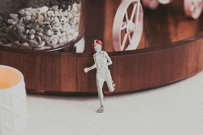 Male Runner Ornament - Cross Country Runner Gift - Boy Running Ornament