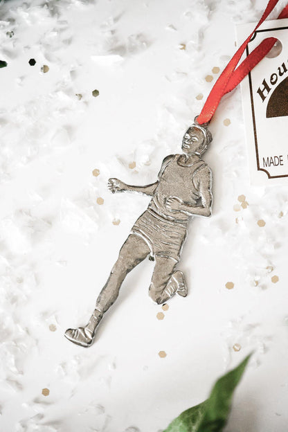 Handmade Sports Christmas Ornament, Athlete Gift - House of Morgan Pewter