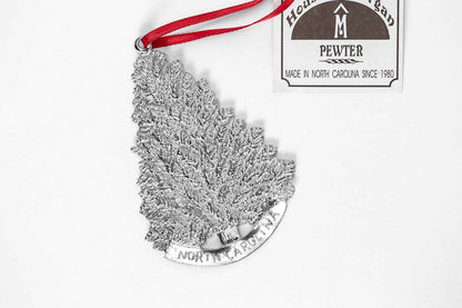 North Carolina Gifts - NC Fir Christmas Tree Pewter Ornament
