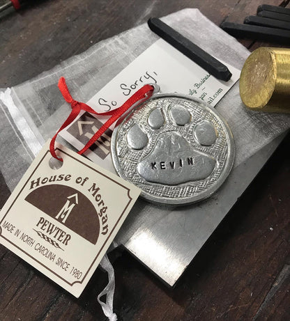 Hand Stamp Year or Name - House of Morgan Pewter