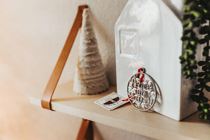 peace on earth handmade christmas decorations 