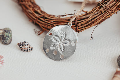 Nautical Ornament with Rustic Brown Ribbon - Coastal Home Decorations for Beach House - Several Designs