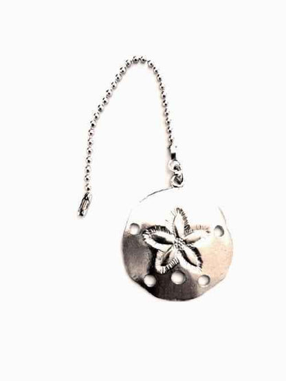 Sand Dollar Ceiling Fan Pull - Nautical Gift - Seashell Lighting Accessory