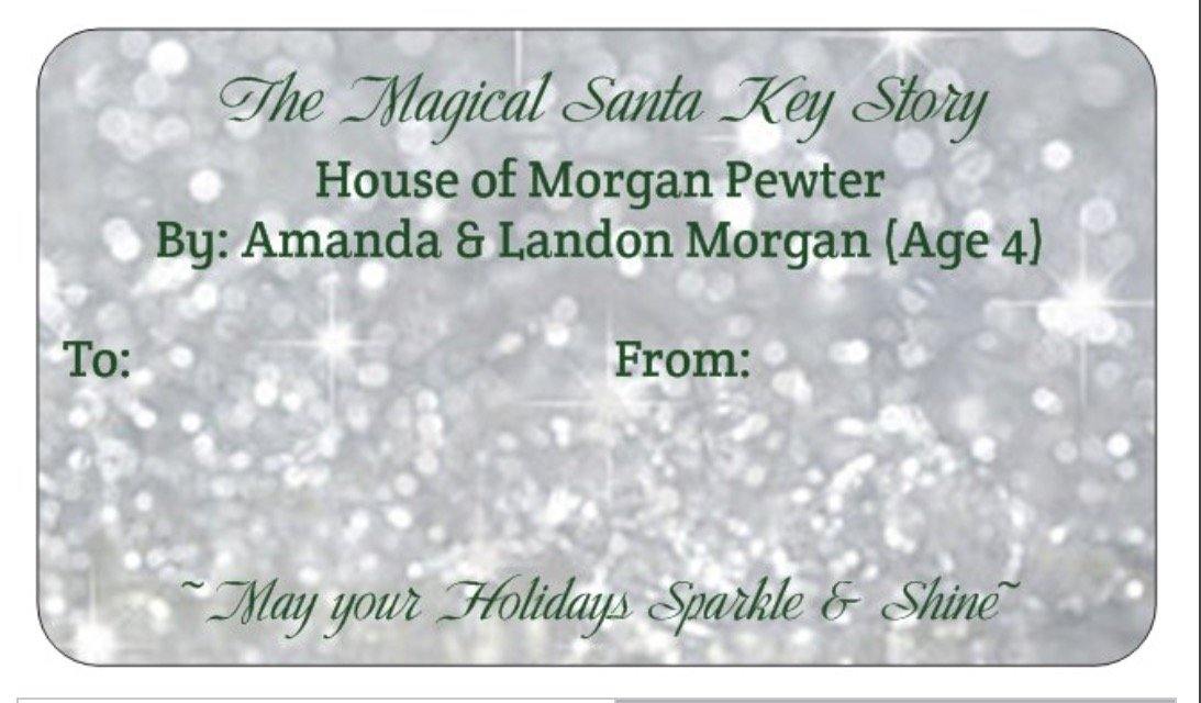 Santa Claus Magical Key Christmas Eve Tradition Holiday Christmas Ornament - House of Morgan Pewter