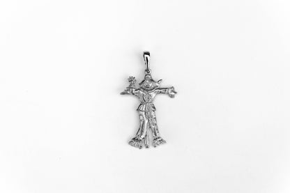 Scarecrow Pendant Necklace - Fall Jewelry