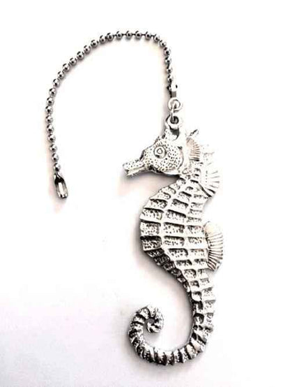 Seahorse Ceiling Fan Light Pull - Nautical Home Decor - Beach House Gift