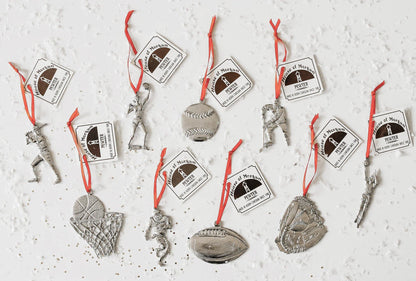 Handmade Sports Christmas Ornament, Athlete Gift - House of Morgan Pewter