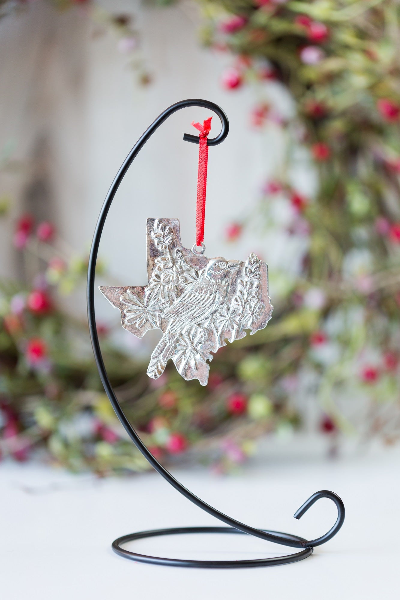 handmade silver texas state outline gift