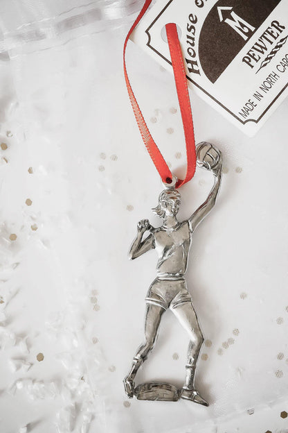 Handmade Sports Christmas Ornament, Athlete Gift - House of Morgan Pewter